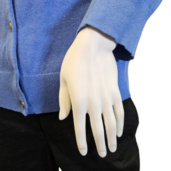 Blue Banana Republic Large Sized Cotton and Silk Cardigan - Picture 7 of 15